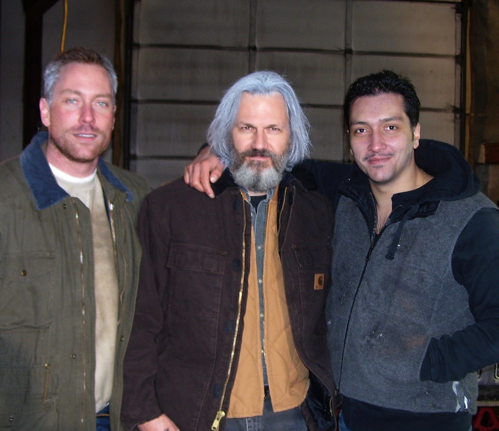 My first film, SILK TREES (2007). They painted my hair to make me look older. (Now, they color my beard to make me look younger!)